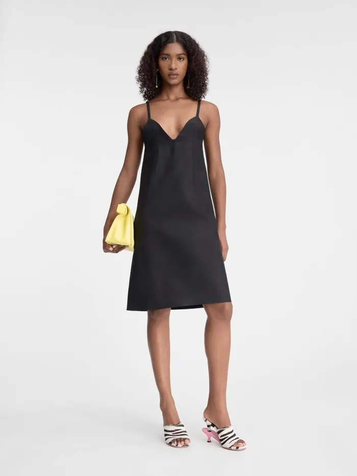 Women Dresses and Skirts JACQUEMUS The Camison Dress Black