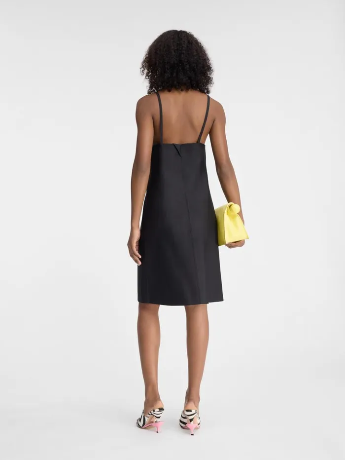 Women Dresses and Skirts JACQUEMUS The Camison Dress Black Women Dresses and Skirts JACQUEMUS The Camison Dress Black