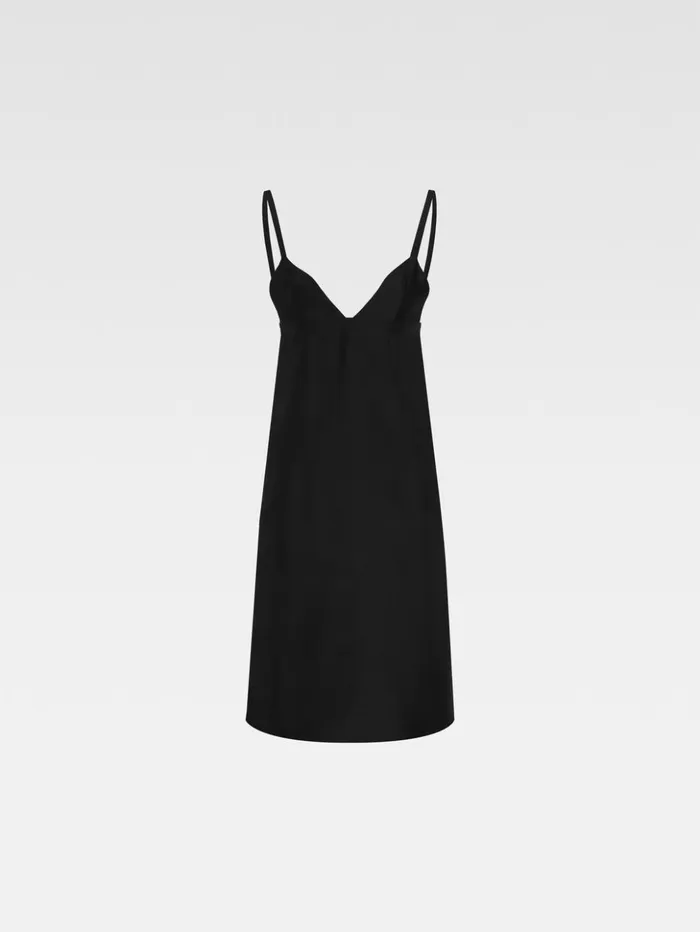 Women Dresses and Skirts JACQUEMUS The Camison Dress Black Women Dresses and Skirts JACQUEMUS The Camison Dress Black