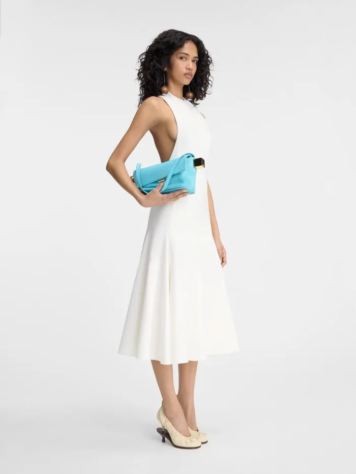 Women Dresses and Skirts JACQUEMUS The Favola Dress White Women Dresses and Skirts JACQUEMUS The Favola Dress White