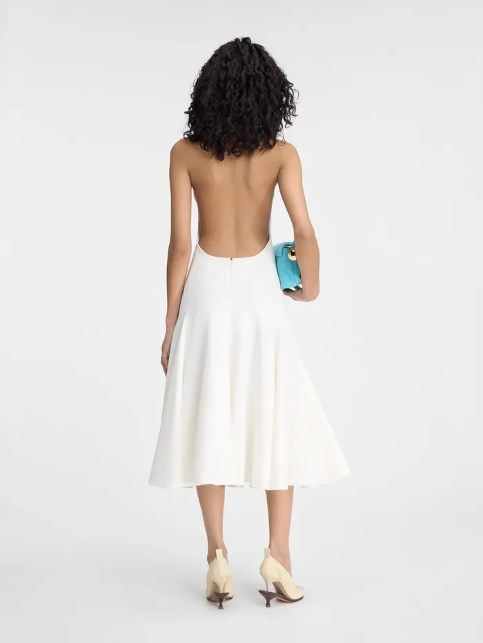 Women Dresses and Skirts JACQUEMUS The Favola Dress White Women Dresses and Skirts JACQUEMUS The Favola Dress White