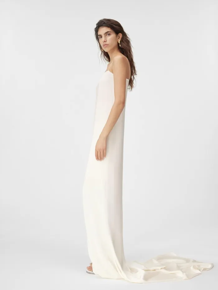 Women Dresses and Skirts JACQUEMUS The Noiva Dress Offwhite Women Dresses and Skirts JACQUEMUS The Noiva Dress Offwhite