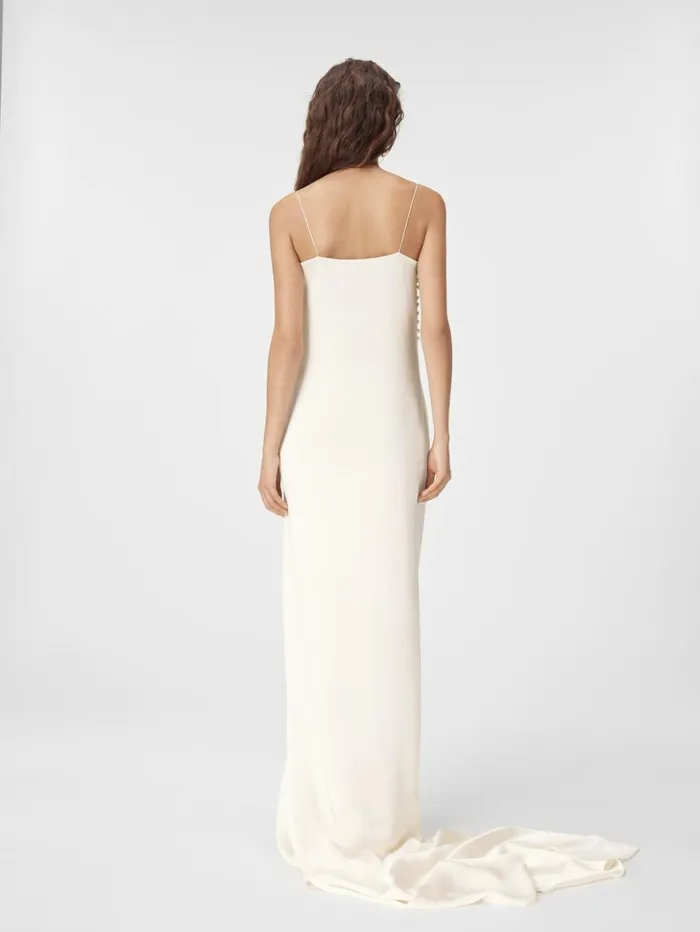 Women Dresses and Skirts JACQUEMUS The Noiva Dress Offwhite Women Dresses and Skirts JACQUEMUS The Noiva Dress Offwhite