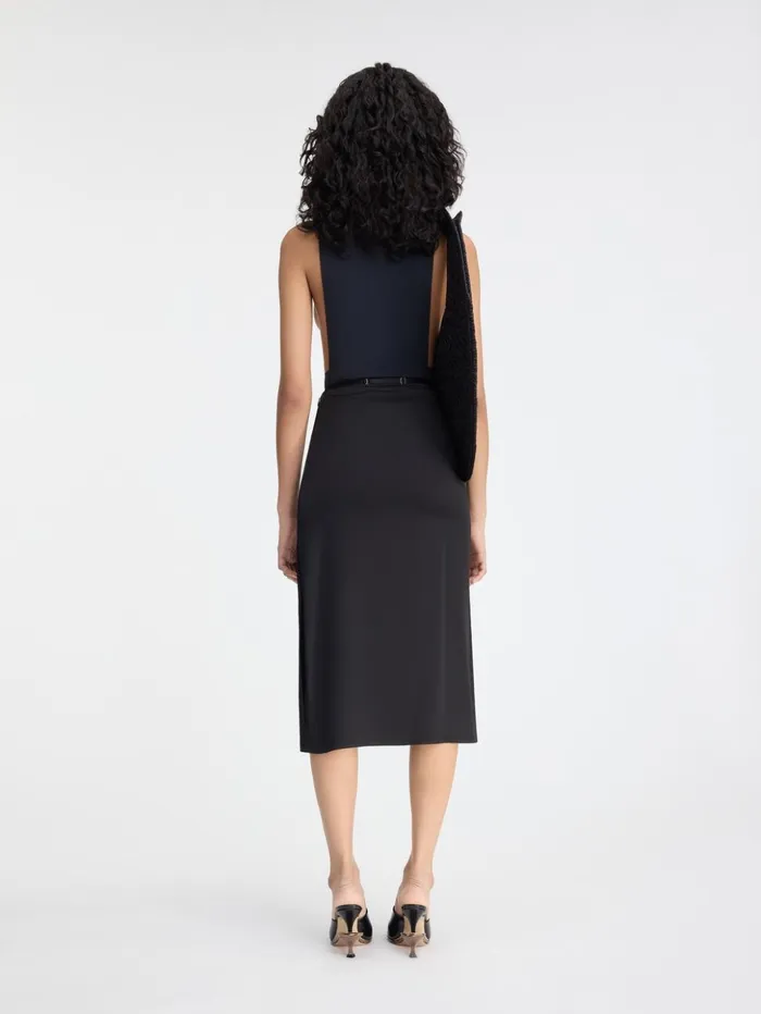 Women Dresses and Skirts JACQUEMUS The Notte Skirt Black Women Dresses and Skirts JACQUEMUS The Notte Skirt Black