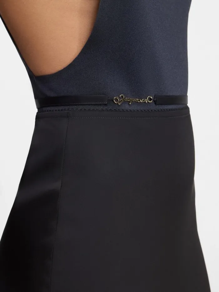 Women Dresses and Skirts JACQUEMUS The Notte Skirt Black Women Dresses and Skirts JACQUEMUS The Notte Skirt Black