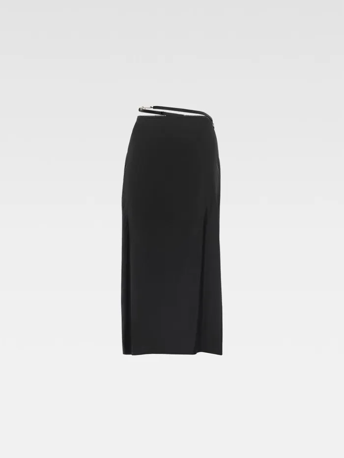Women Dresses and Skirts JACQUEMUS The Notte Skirt Black Women Dresses and Skirts JACQUEMUS The Notte Skirt Black