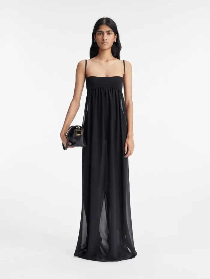 Women Dresses and Skirts JACQUEMUS The Peplo Dress Black