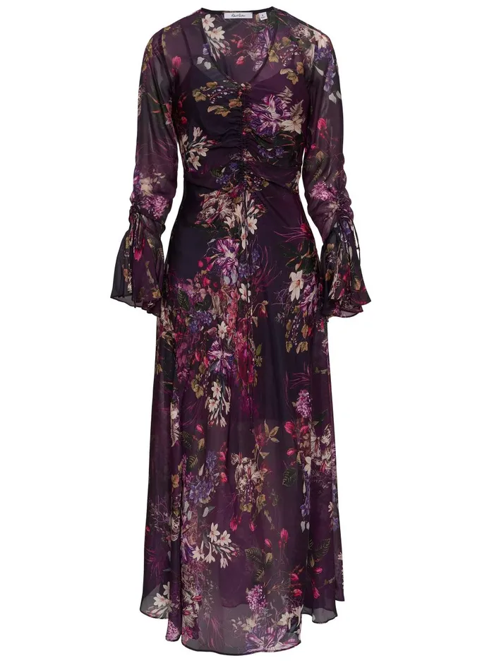 Women Dresses Robert Graham DIANA DRESS Aubergine