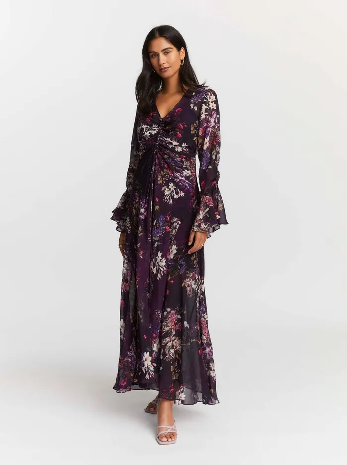 Women Dresses Robert Graham DIANA DRESS Aubergine