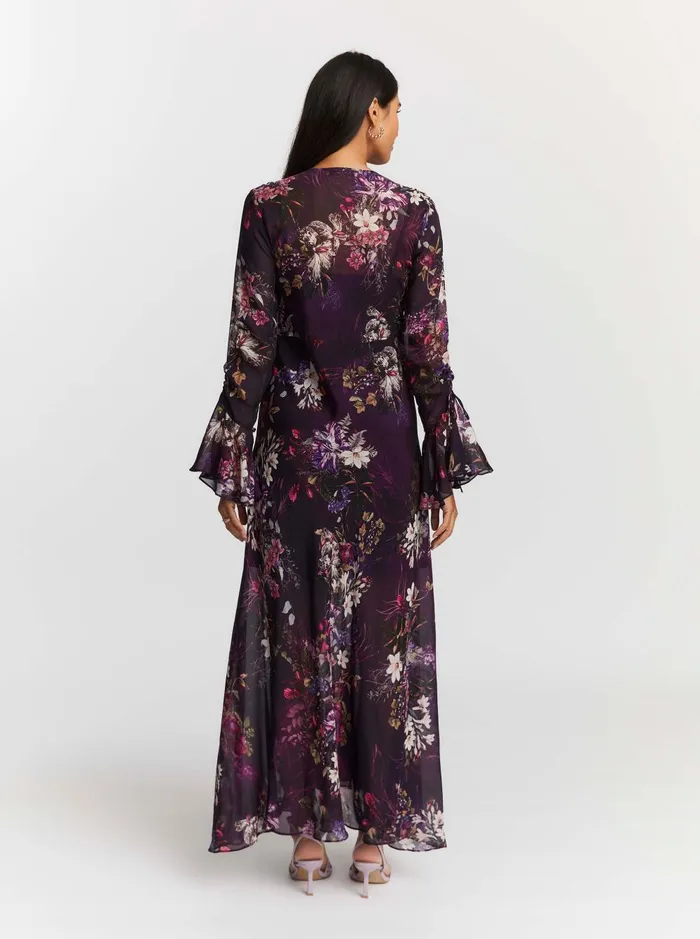 Women Dresses Robert Graham DIANA DRESS Aubergine