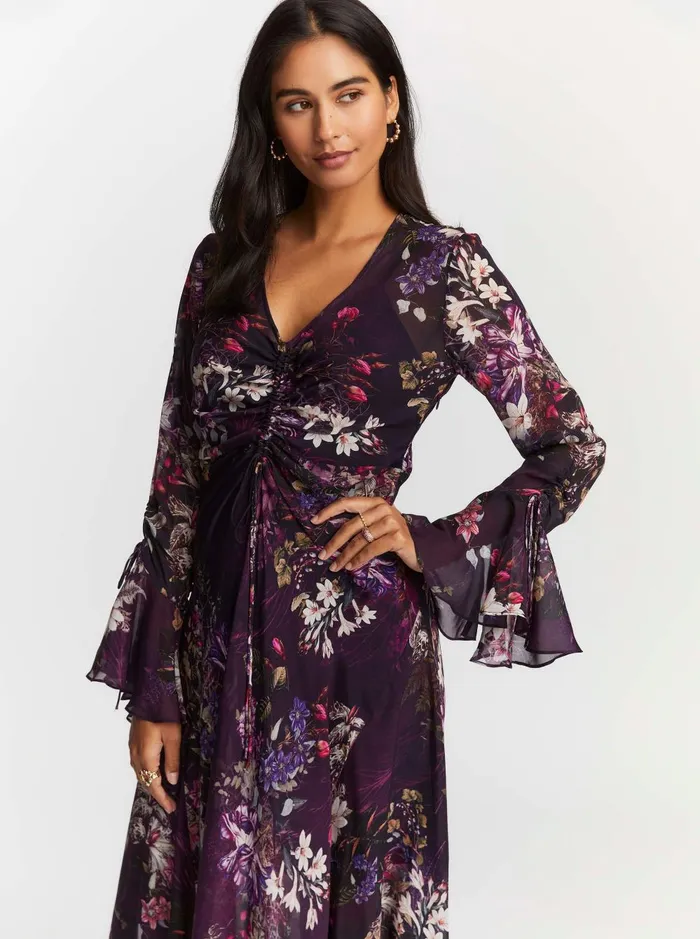 Women Dresses Robert Graham DIANA DRESS Aubergine