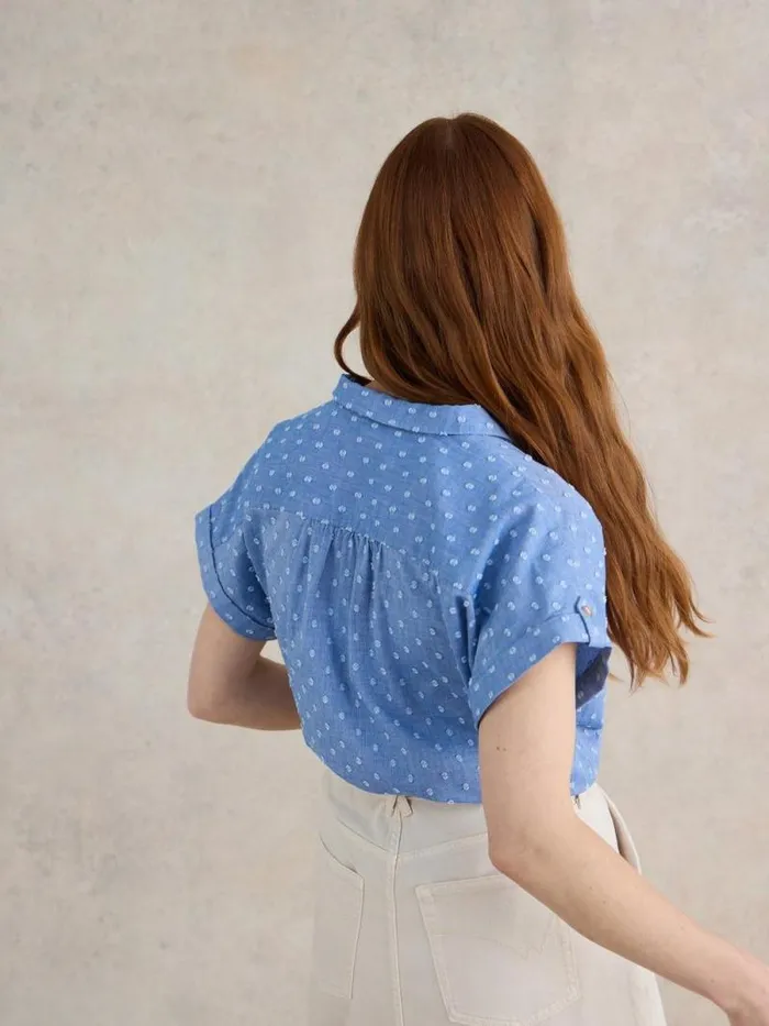 Women Ellie Organic Cotton Shirt Blue Multi White Stuff Shirts and Blouses Women Ellie Organic Cotton Shirt Blue Multi White Stuff Shirts and Blouses