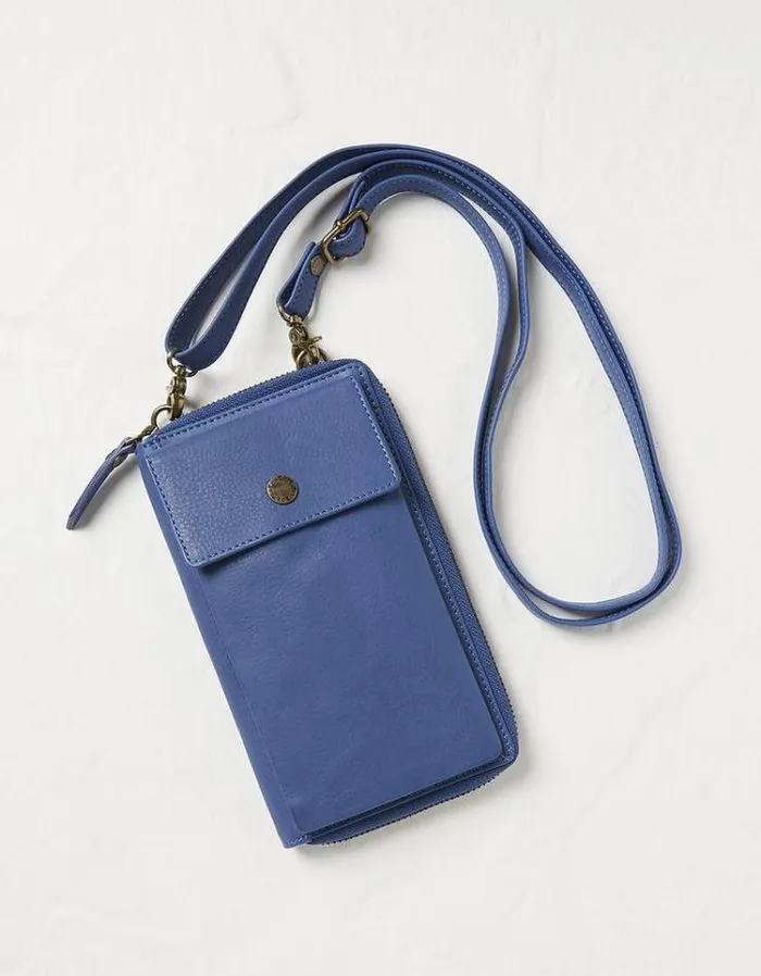 Women FatFace Bags and Wallets Louisa Purse Phone Bag Blue
