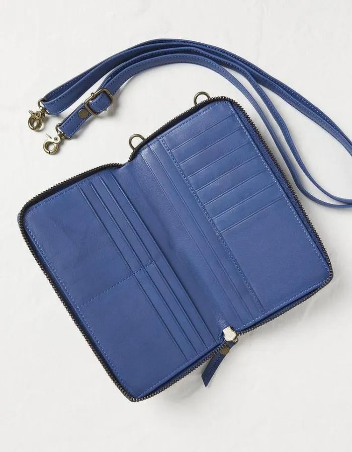 Women FatFace Bags and Wallets Louisa Purse Phone Bag Blue