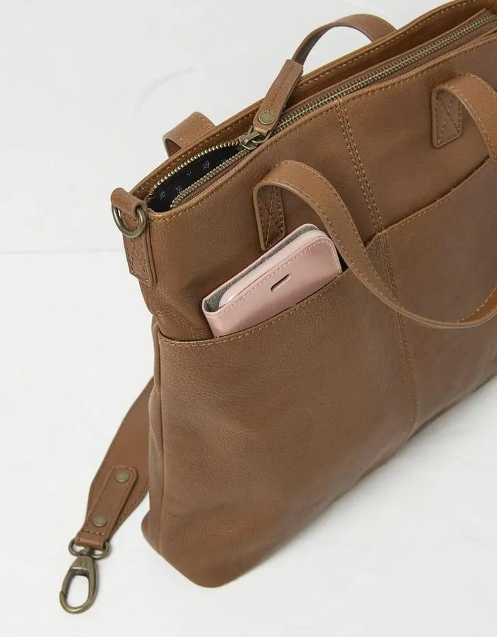 Women FatFace Bags and Wallets The Lille Tote Bag Chestnut Brown