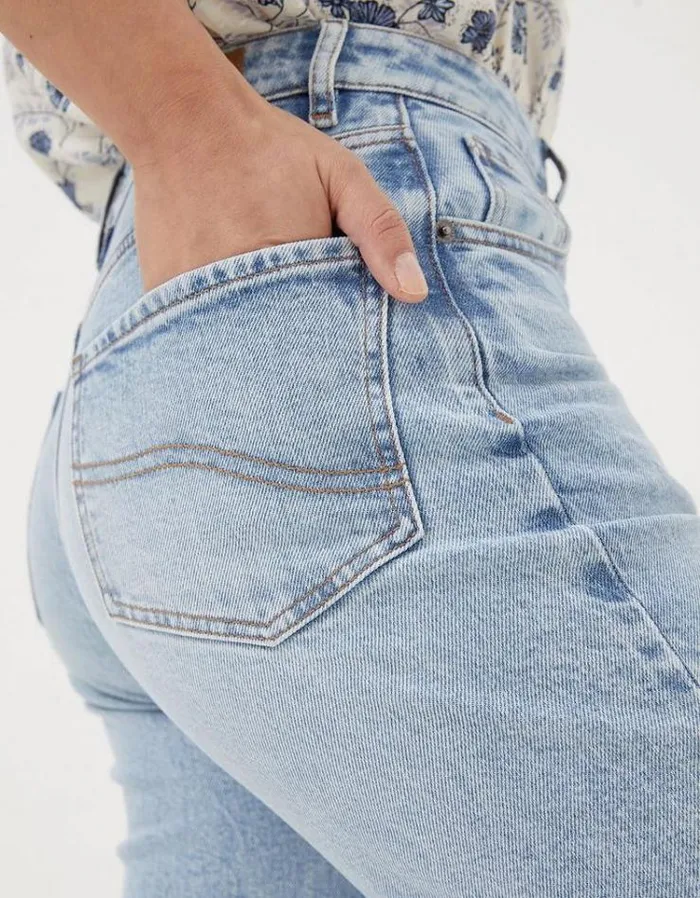 Women FatFace Jeans and Dungarees Ludlow Boyfriend Jeans Light Denim Blue