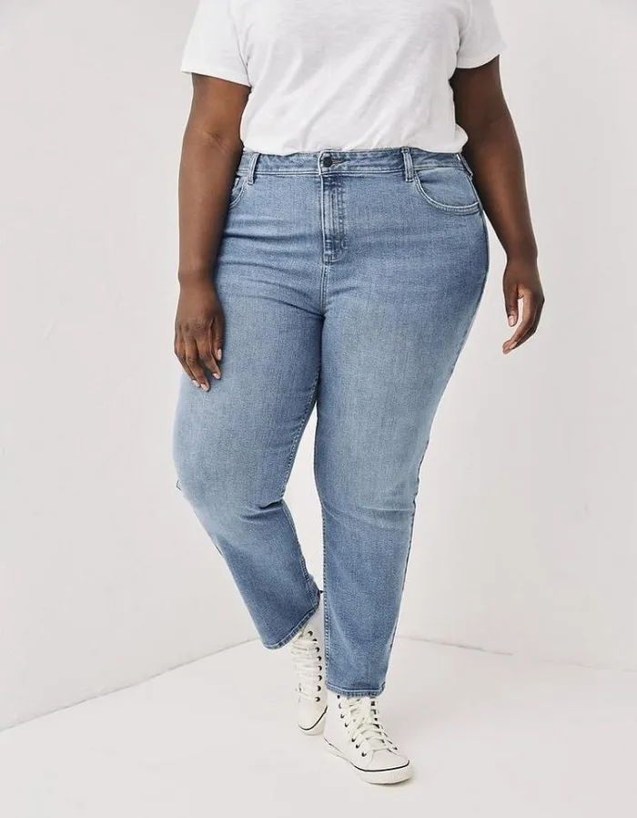 Women FatFace Jeans and Dungarees Sway Slim Leg Comfort Stretch Jeans Vintagepale