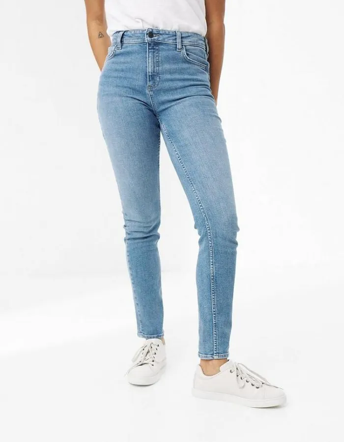 Women FatFace Jeans and Dungarees Sway Slim Leg Comfort Stretch Jeans Vintagepale