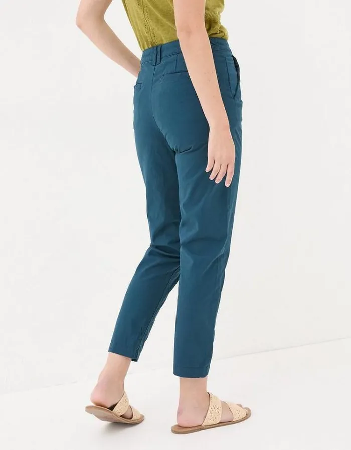 Women FatFace Pants and Leggings Rye Chinos Teal Blue