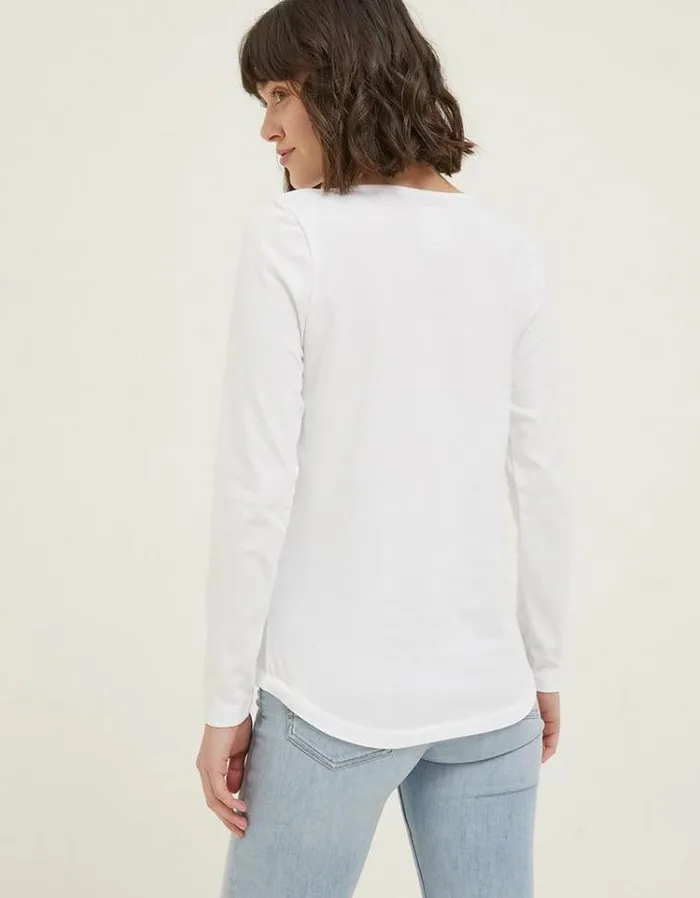 Women FatFace Tops and TShirts Bree TShirt White