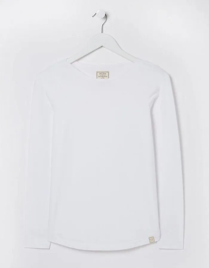 Women FatFace Tops and TShirts Bree TShirt White