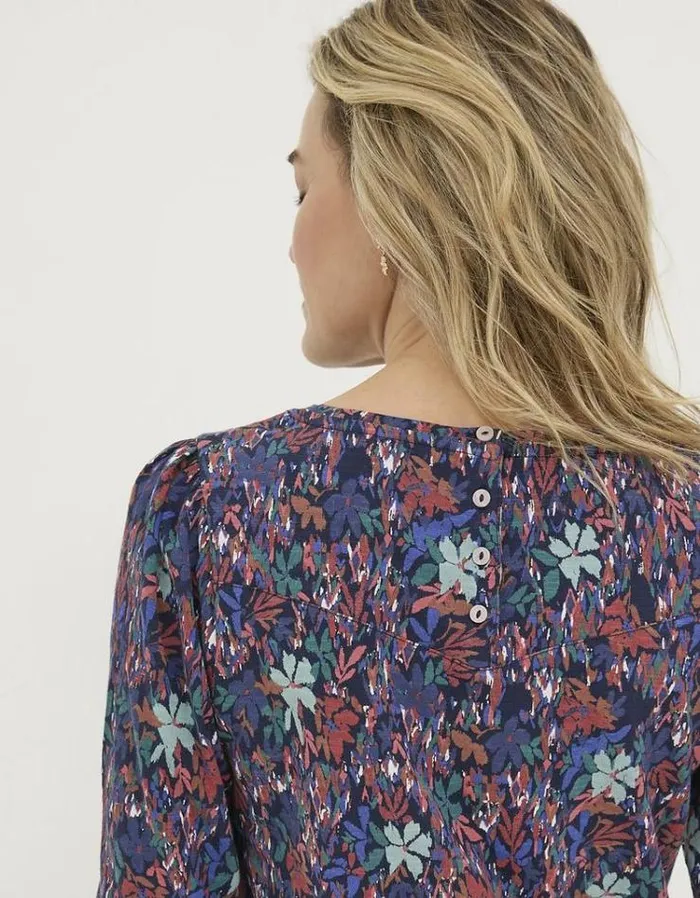 Women FatFace Tops and TShirts Penny Expressive Top Navy