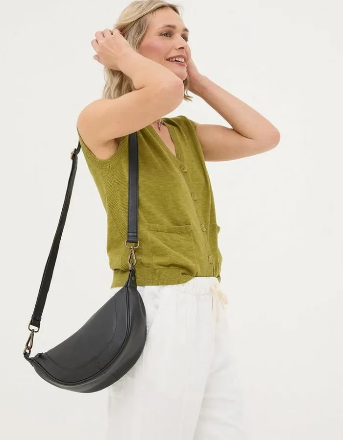 Women FatFace Tops and TShirts Theodora Tank Olive Green