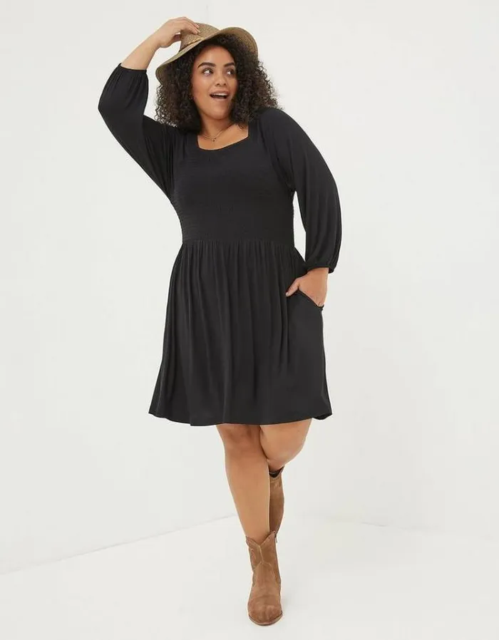 Women FatFace Women039s Sale Adeline Jersey Dress Black