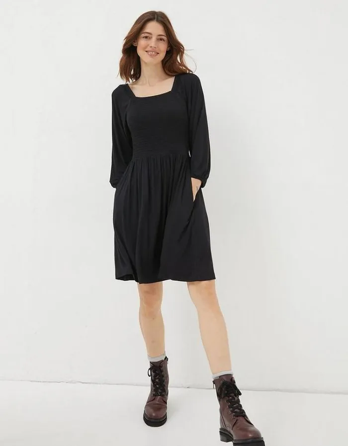 Women FatFace Women039s Sale Adeline Jersey Dress Black