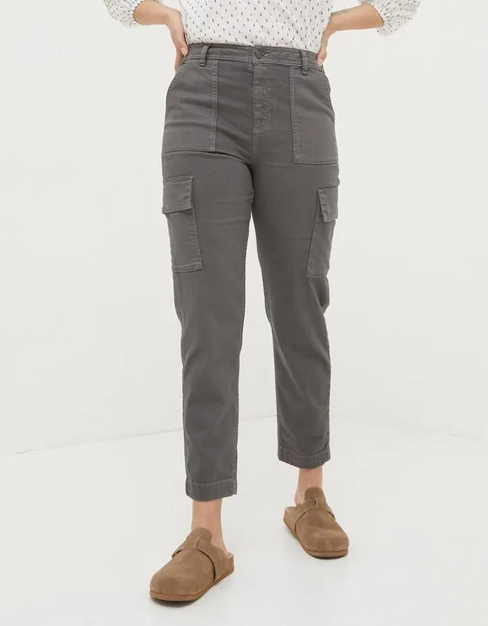 Women FatFace Women039s Sale Aspen Cargo Chinos Washed Grey