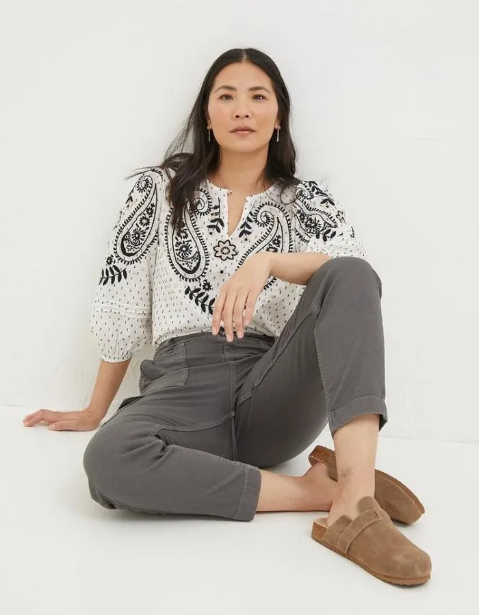 Women FatFace Women039s Sale Aspen Cargo Chinos Washed Grey
