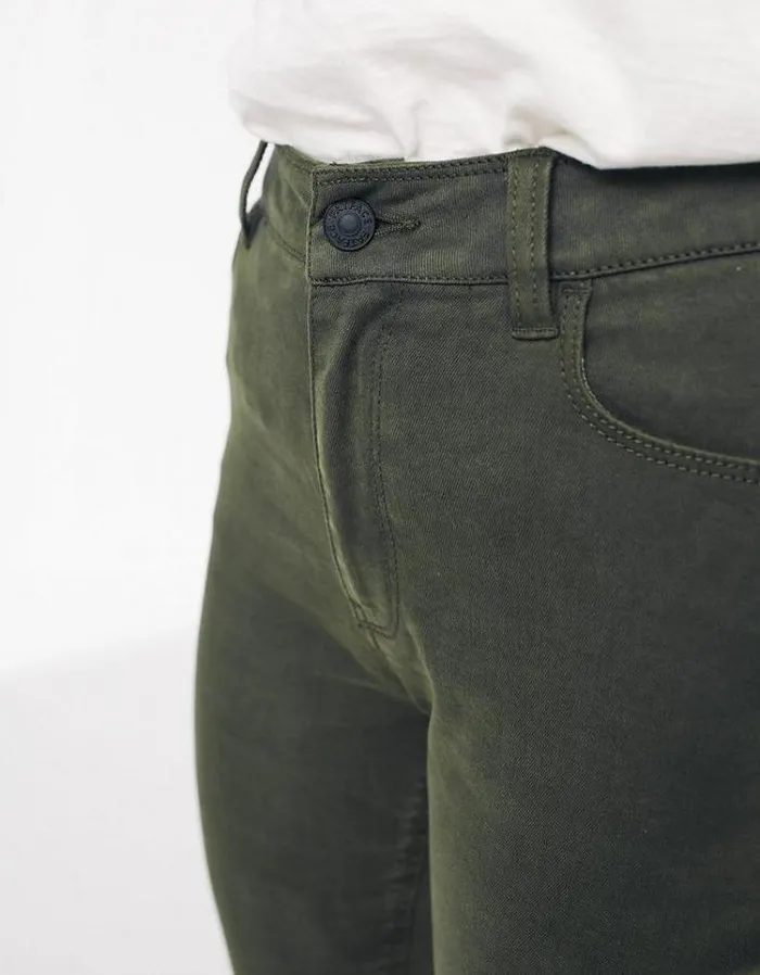 Women FatFace Women039s Sale Harlow High Waist Jeggings Khaki Green