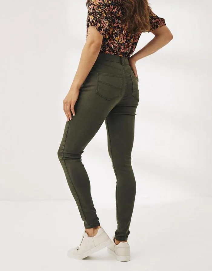 Women FatFace Women039s Sale Harlow High Waist Jeggings Khaki Green