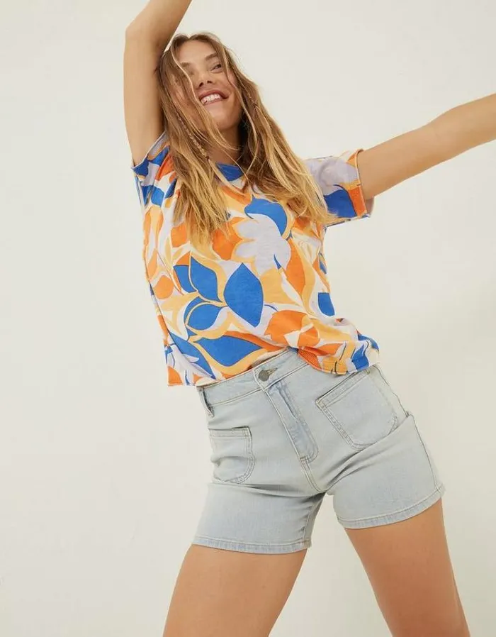 Women FatFace Women039s Sale Paige Denim Shorts Light Blue
