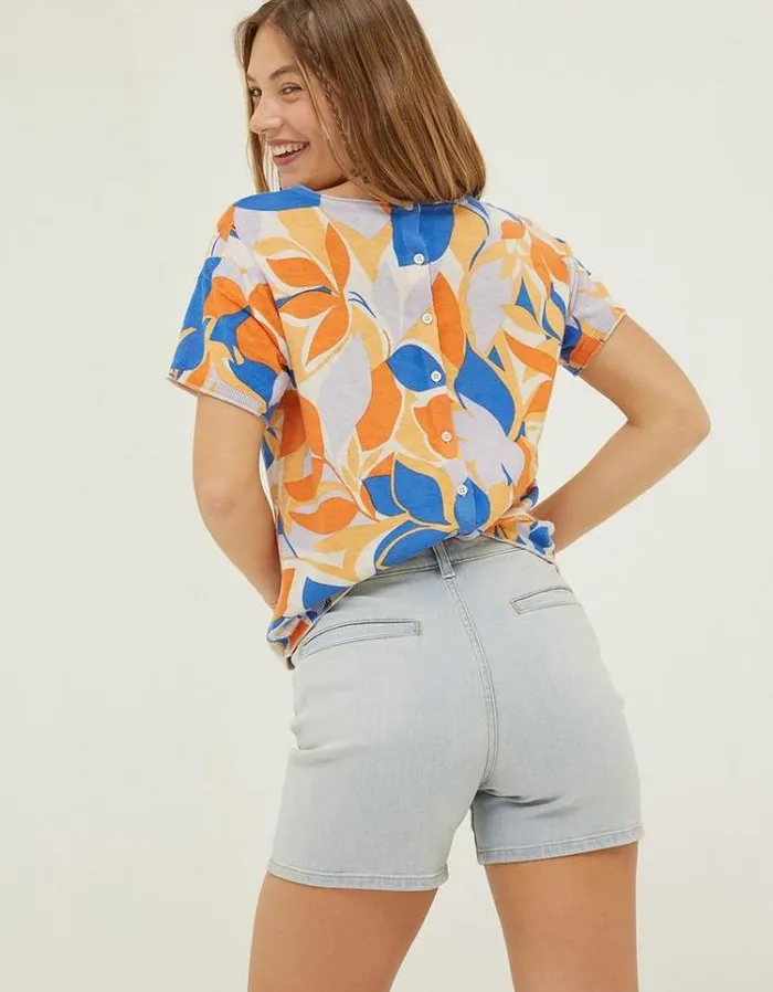 Women FatFace Women039s Sale Paige Denim Shorts Light Blue