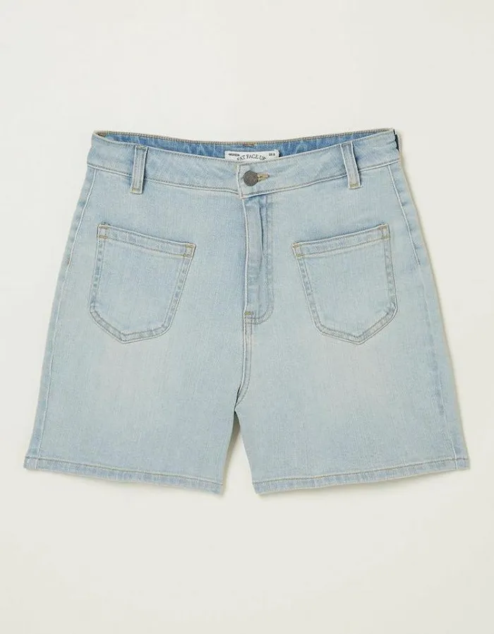 Women FatFace Women039s Sale Paige Denim Shorts Light Blue