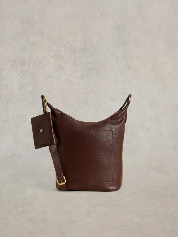 Women Fern Crossbody Dark Brown White Stuff Bags and Purses
