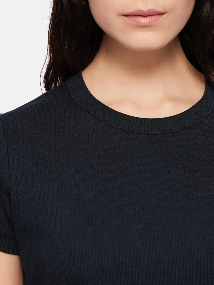 Women Fine Cotton Tee Navy Jigsaw Suits and Tailoring