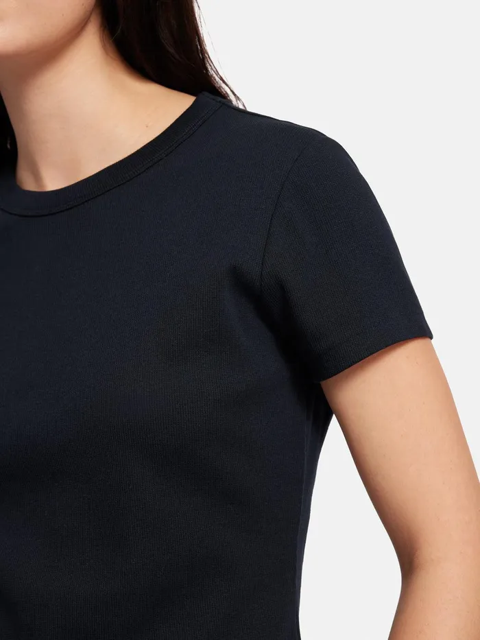 Women Fine Cotton Tee Navy Jigsaw Suits and Tailoring