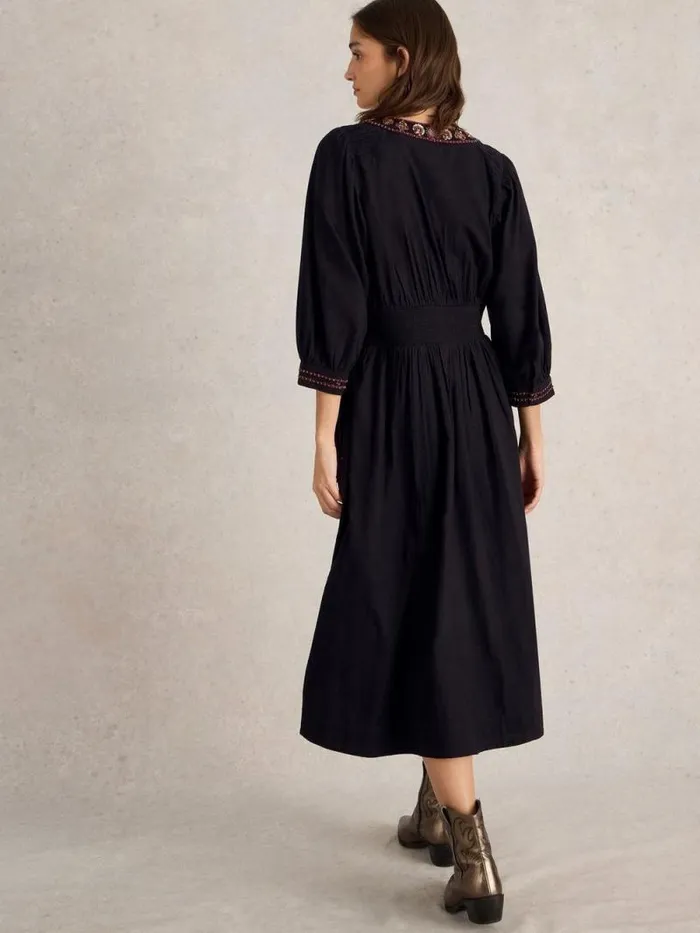 Women Finn Embellished Dress Black Multi White Stuff Dresses Women Finn Embellished Dress Black Multi White Stuff Dresses