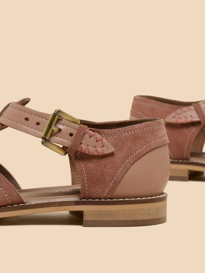Women Floral Leather Fisherman Shoe Light Pink White Stuff Sandals Women Floral Leather Fisherman Shoe Light Pink White Stuff Sandals