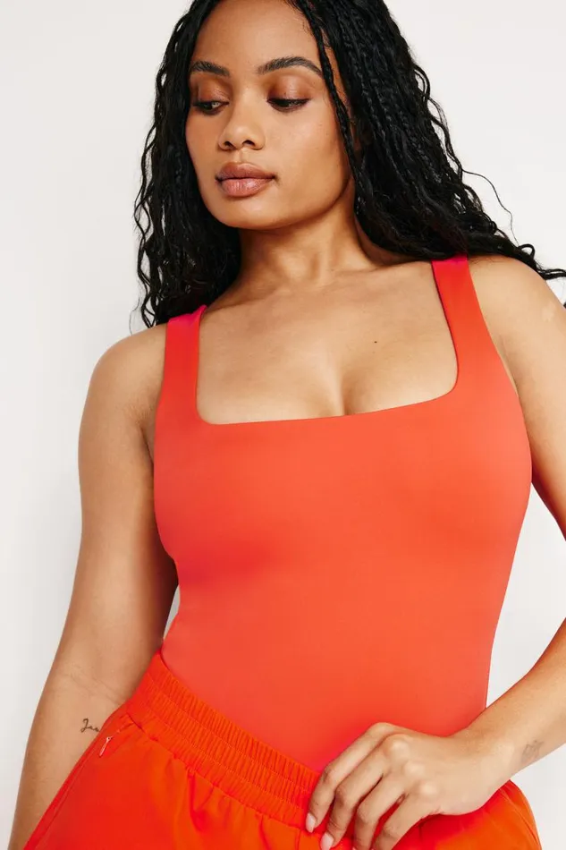 Women GOOD AMERICAN Bodysuits SCUBA MODERN TANKBODYSUIT Roma002