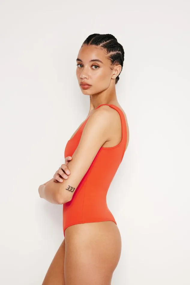 Women GOOD AMERICAN Bodysuits SCUBA MODERN TANKBODYSUIT Roma002