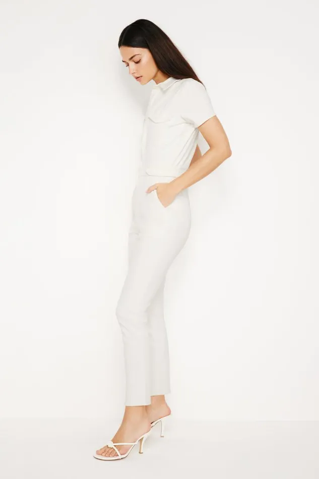 Women GOOD AMERICAN Jumpsuits FIT FOR SUCCESS LIGHT COMPRESSIONJUMPSUIT Cloud White001