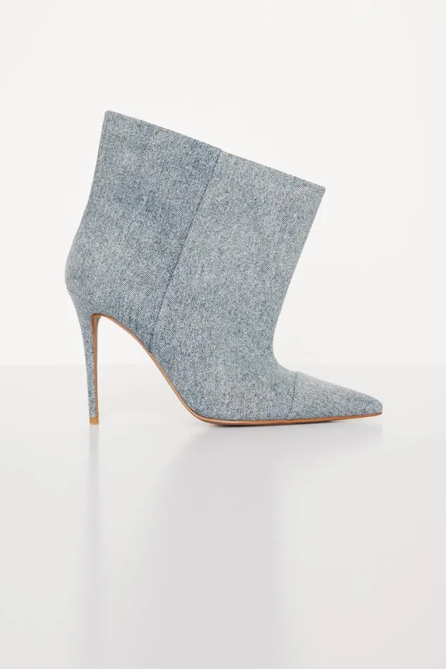 Women GOOD AMERICAN Shoes SLOUCHY ANKLEBOOT Indigo002