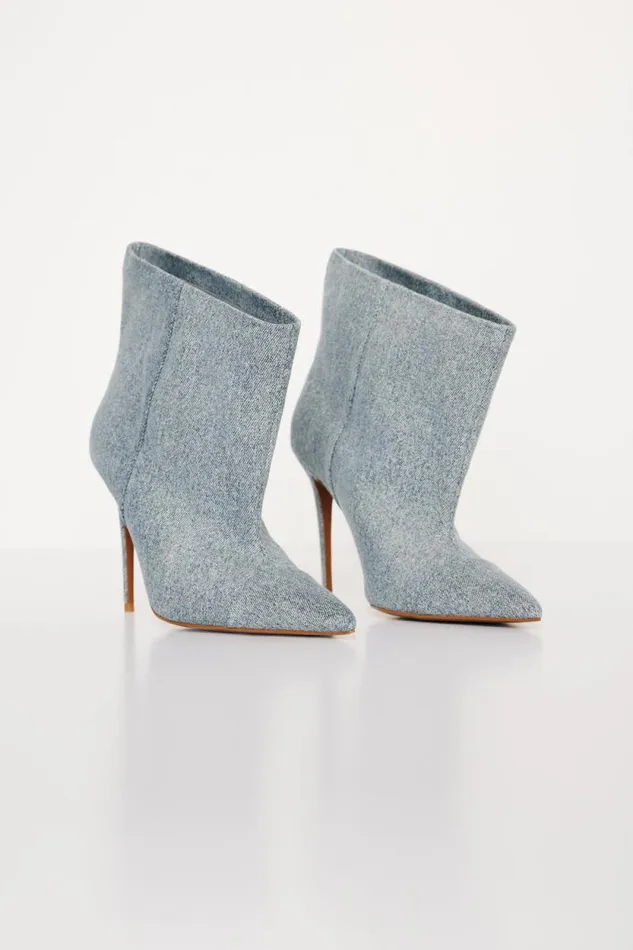 Women GOOD AMERICAN Shoes SLOUCHY ANKLEBOOT Indigo002