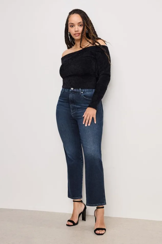 Women GOOD AMERICAN Tops OFF SHOULDER PLUSHTOP Black001 Women GOOD AMERICAN Tops OFF SHOULDER PLUSHTOP Black001