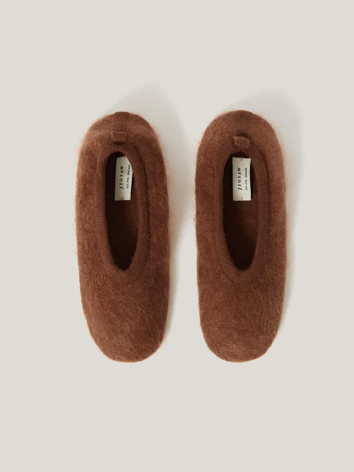 Women Halo Cashmere Slipper Ginger Jigsaw Pyjamas and Loungewear