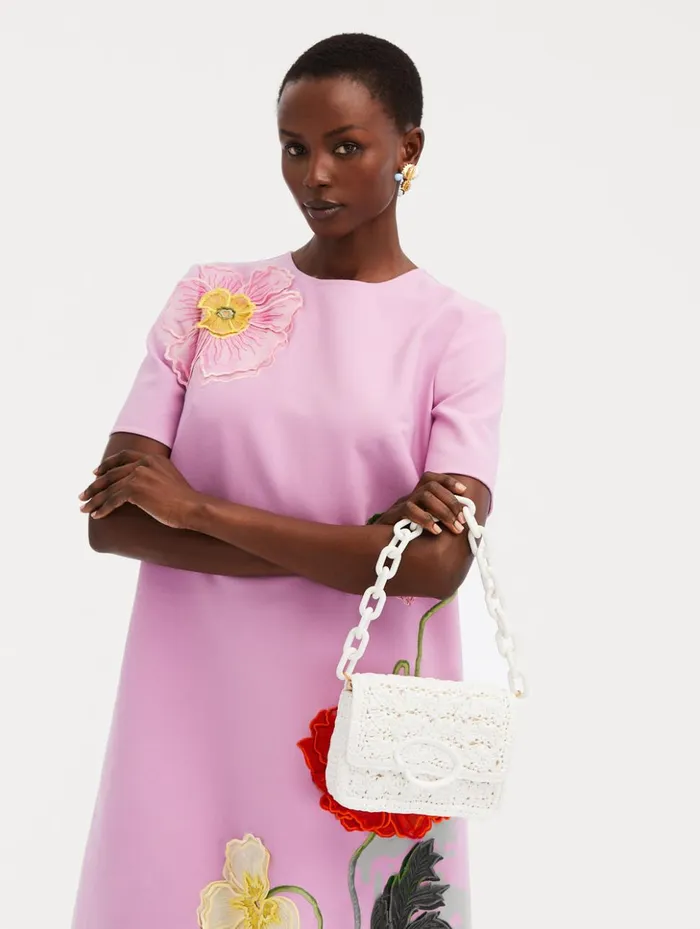 Women Handbags Oscar De La Renta HandCrocheted Raffia O Pochette Ivory Women Handbags Oscar De La Renta HandCrocheted Raffia O Pochette Ivory