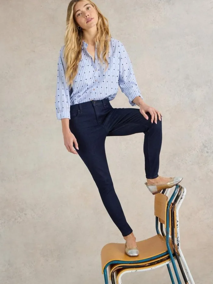 Women Holly Skinny Jean Dk Denim White Stuff Jeans